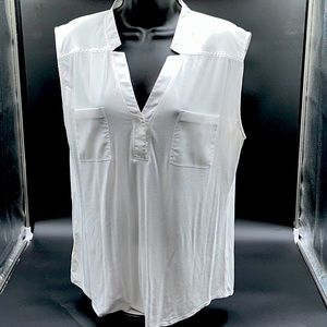 Calvin Klein sleeveless blouse. Size L. Women. Excellent condition!!